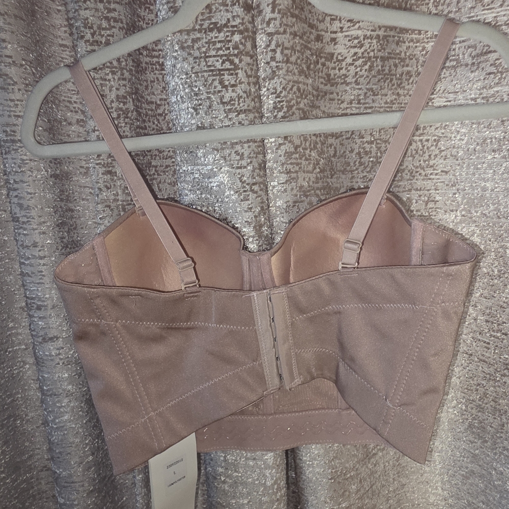 Glamorous Pink Rhinestone Bustier - Picture 3 of 8